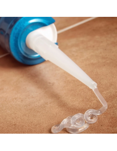 Silicone Universale Acetico Plus Trasparente Impermeabile Antimuffa 280 ml 2