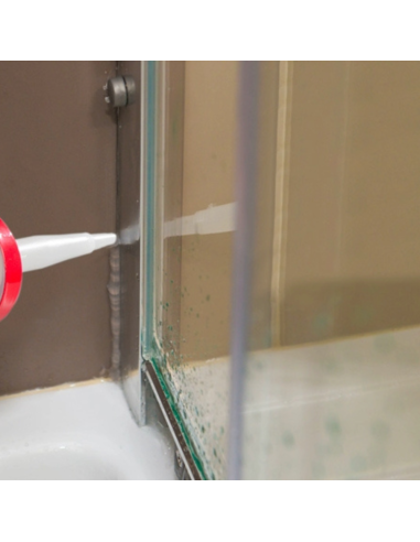 Silicone Universale Acetico Plus Trasparente Impermeabile Antimuffa 280 ml