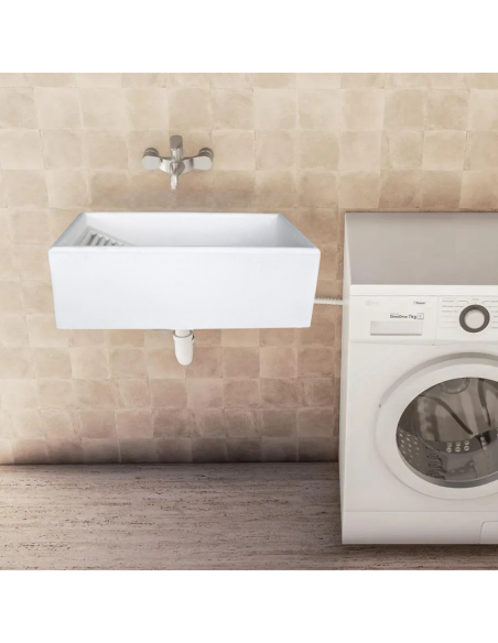 Pilozza Lavatoio Serie Ostuni Calcestruzzo Cemento 84 x 50 x H.28 cm 