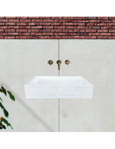 Pilozza Serie Grecale Cemento Finitura Zigrinata L.45 x P.35 x H.16 Cm