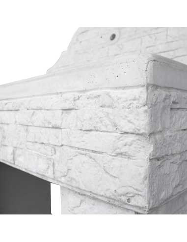 Pilozza Lavabo Serie Muraglietto 100 x 50 x h.20 cm Completa Piedi Frontalino