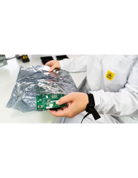 Camice da lavoro Electrostatic per ambienti Atex e Esd colore bianco 