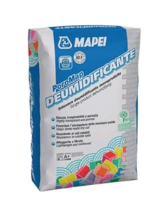 Intonaco monoprodotto Poromap deumidificante da 20 kg 