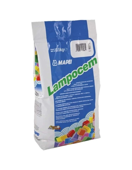 Cemento Rapido Pronto all'Uso Lampocem da 5 kg 