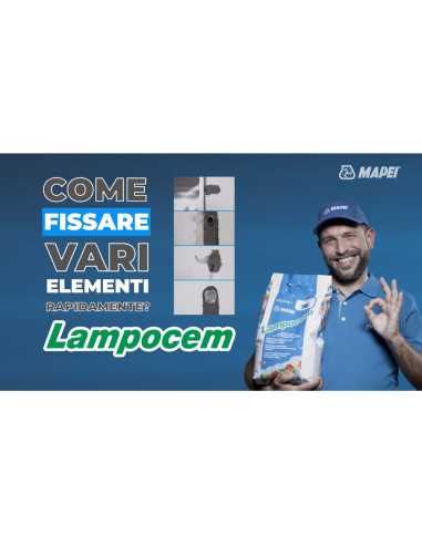 Cemento Rapido Pronto all'Uso Lampocem da 5 kg 