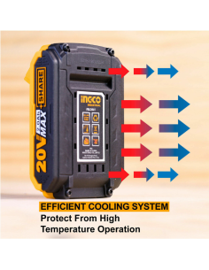 Batteria Ioni Litio 20V 2AH Indicatore LED Potenza Costante Strumenti elettrici 2