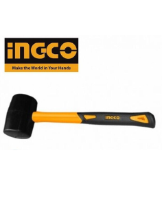 Martello in gomma nera con impugnatura in vetroresina da 450 gr  2