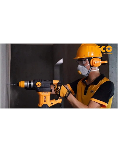 Martello demolitore pro da 1500 watt + 3 punte e due scalpelli 