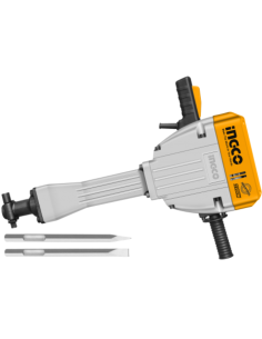 Martello demolitore da 2200W Sistema Antivibrazione 2 scalpelli Cavi di Gomma