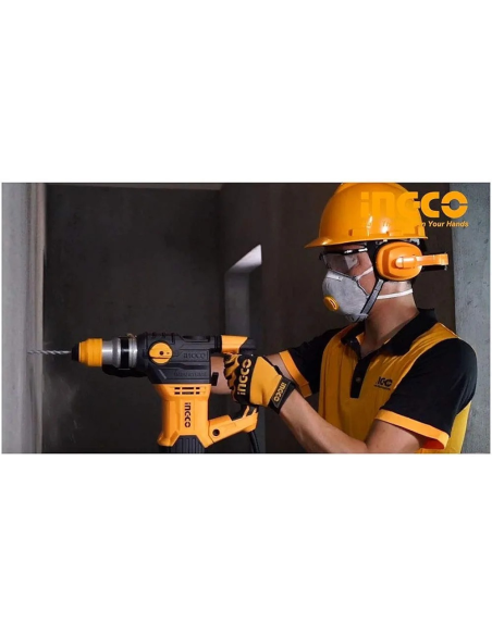 Martello Demolitore da 1500 watt con Valigetta Piastrelle Mattoni Calcestruzzo