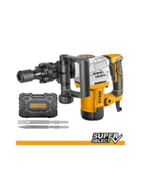 Martello demolitore da 1300 watt con due scalpelli e valigetta PDB130018