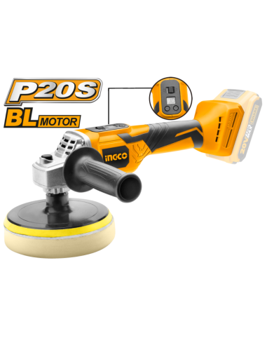 Lucidatrice A Batteria Litio 20V Nuda Senza Fili Velocità Regolabile 150MM