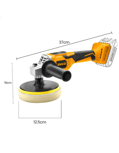Lucidatrice A Batteria Litio 20V Nuda Senza Fili Velocità Regolabile 150MM