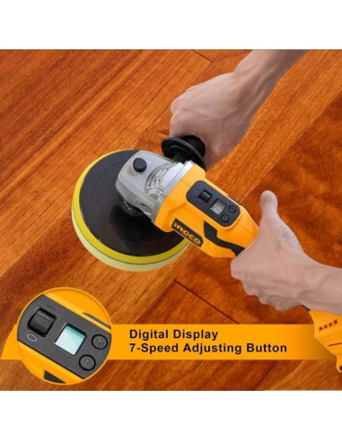 Lucidatrice A Batteria Litio 20V Nuda Senza Fili Velocità Regolabile 150MM