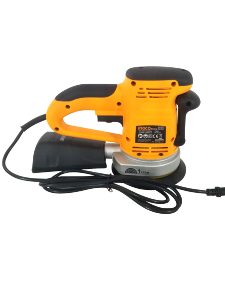 Levigatrice Rotorbitale 450W 150MM 5 Fogli Carta Abrasiva Cavo Elettrico