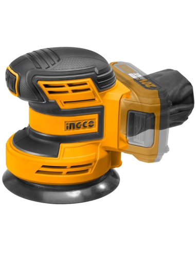 Levigatrice Rotorbitale Batteria Al Litio 20V Nuda 5 Fogli Carta Abrasiva