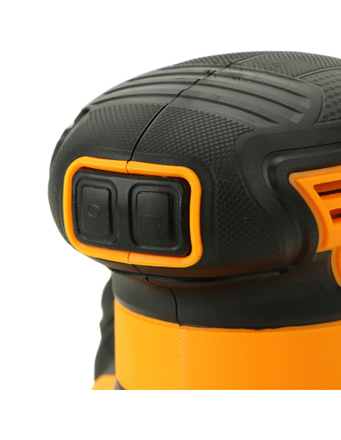 Levigatrice Rotorbitale Batteria Al Litio 20V Nuda 5 Fogli Carta Abrasiva