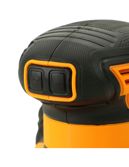 Levigatrice Rotorbitale Batteria Al Litio 20V Nuda 5 Fogli Carta Abrasiva