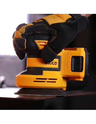 Levigatrice Rotorbitale Batteria Al Litio 20V Nuda 5 Fogli Carta Abrasiva