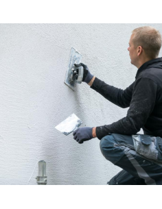 Frattone  Liscio Acciaio Intonaco Stucco Finiture Rivestimenti 280x130 mm 2