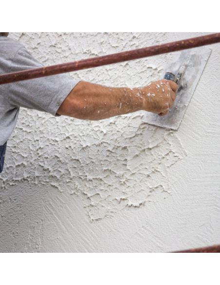 Frattone  Liscio Acciaio Intonaco Stucco Finiture Rivestimenti 280x130 mm