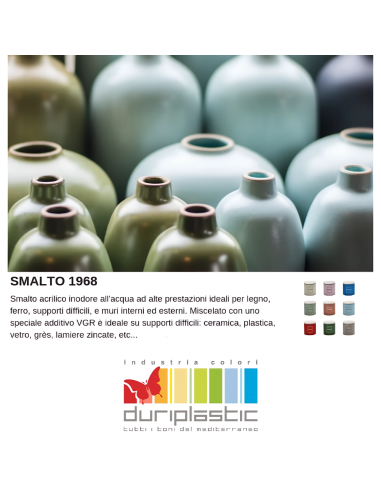 Smalto1968 Base Acqua VGR Piastrelle Ceramiche Supporti Difficili L 0.5