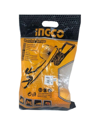 Cinghie Cricchetto 6 Metri x 25 mm 1,5 Tonnellate Ancoraggio Fissaggio Oggetti