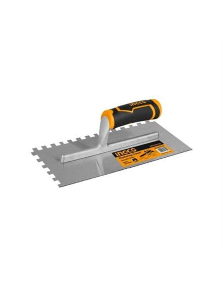 Frattone Dentato Acciaio Inox Intonaco Edilizia Finiture Rivestimenti 280x130 mm