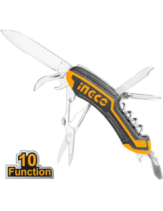Coltello Multifunzione Tascabile Campeggio Escursionismo Outdoor 10 Attrezzi 2