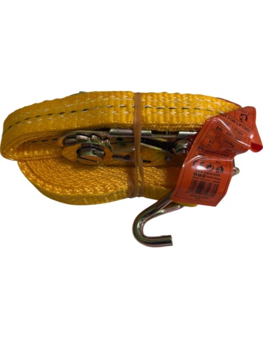 Cinghie Cricchetto 10 Metri x 50 mm 5 Tonnellate Ancoraggio Fissaggio Oggetti