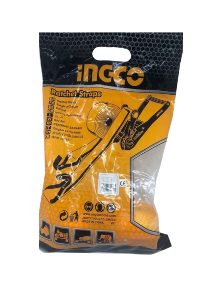 Cinghie Cricchetto 10 Metri x 50 mm 5 Tonnellate Ancoraggio Fissaggio Oggetti
