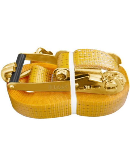 Cinghie Cricchetto 10 Metri x 50 mm 4 Tonnellate Ancoraggio Fissaggio Oggetti 