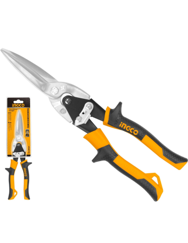 Cesoia Lattoniere Dritta Professionale 300 mm Taglio Plastica Gomma Ottone 0,5mm