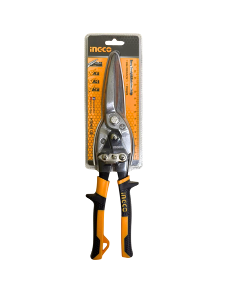 Cesoia Lattoniere Dritta Professionale 300 mm Taglio Plastica Gomma Ottone 0,5mm