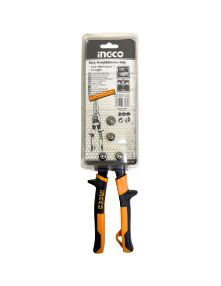 Cesoia Lattoniere Dritta Professionale 300 mm Taglio Plastica Gomma Ottone 0,5mm