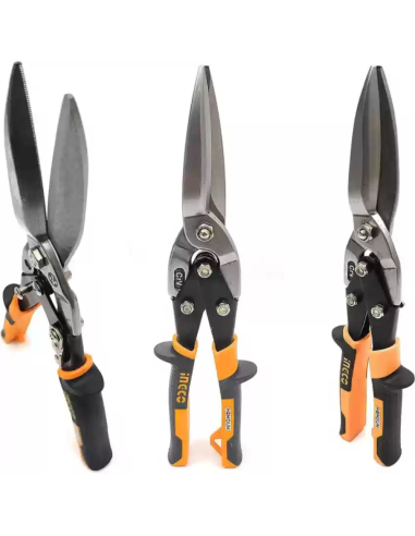 Cesoia Lattoniere Dritta Professionale 300 mm Taglio Plastica Gomma Ottone 0,5mm