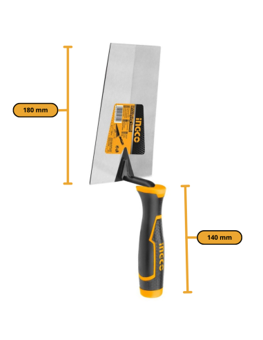 Cazzuola Punta Quadra 180 mm Muratura Intonaco Fai Da Te Edilizia Professionale