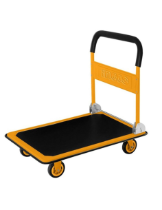 Carrello 4 Ruote Manico Pieghevole 150 kg Trasporto Carichi Pesanti Antiscivolo