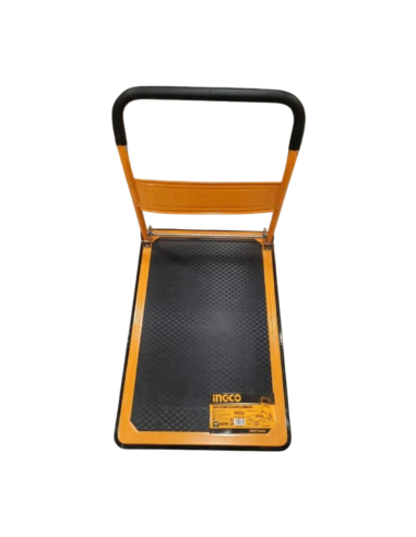 Carrello 4 Ruote Manico Pieghevole 150 kg Trasporto Carichi Pesanti Antiscivolo