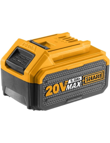 Batteria Ioni Litio 20V 5AH Indicatore LED Potenza Costante Strumenti elettrici