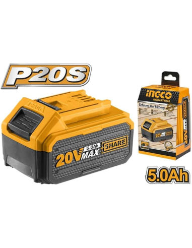 Batteria Ioni Litio 20V 5AH Indicatore LED Potenza Costante Strumenti elettrici
