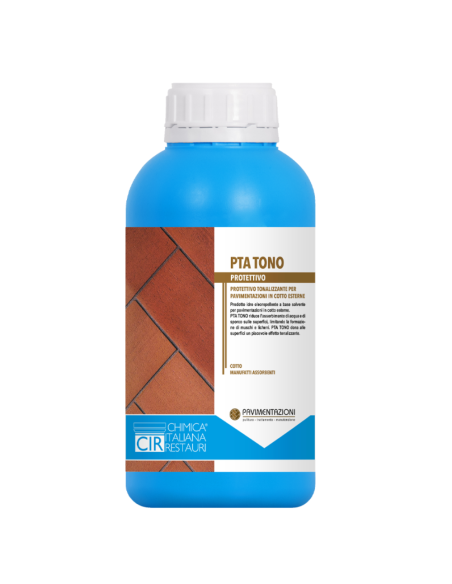 Impregnante Protettivo Antimacchia all'Acqua Pavimenti Cotto Idro Pta Tono 1 litro