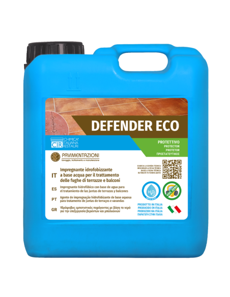 Impermeabilizzante Protettivo Ecologico Fughe Balconi Terrazzi Defender Eco 5 lt