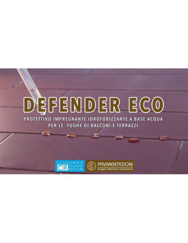 Impermeabilizzante Protettivo Ecologico Fughe Terrazzi Defender Eco 1 litri
