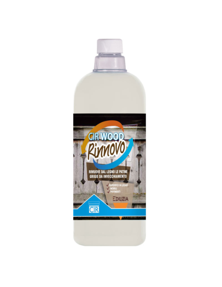 Detergente per Rimuovere Patine e Rinnovare il Legno Cirwood Rinnovo da 1 lt 