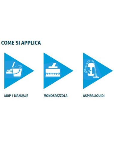 Detergente alcalino concentrato sgrassante per pavimenti da 1 lt Basico