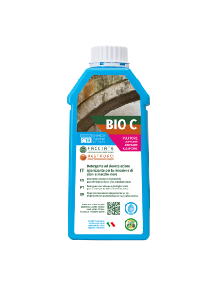 Detergente Azione Igienizzante Pietre Intonaci Macchie Aloni BIO C 1 litro