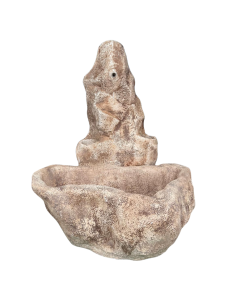 Fontana Giardino Calcestruzzo Senza Rubinetto L.78xP.80xH.95 Cm Modello Pietra