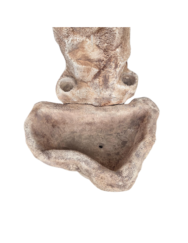 Fontana Giardino Calcestruzzo Senza Rubinetto L.78xP.80xH.95 Cm Modello Pietra