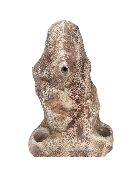 Fontana Giardino Calcestruzzo Senza Rubinetto L.78xP.80xH.95 Cm Modello Pietra